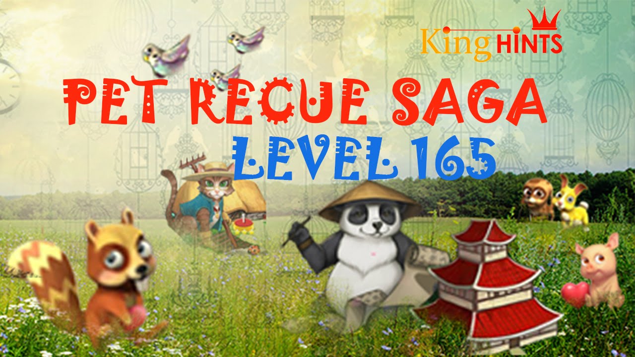Pet Rescue Saga Level 165 Walkthrough