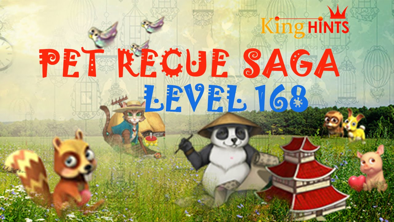 Pet Rescue Saga Level 168 Walkthrough